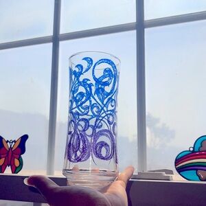 Vintage Juice Glass 🦚